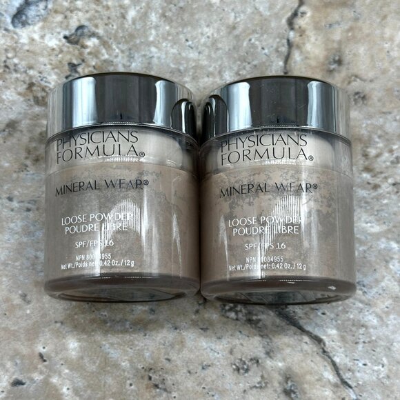 2X Physicians Formula Mineral Wear Loose Powder Creamy Natural SPF16 0.42oz - Picture 5 of 8